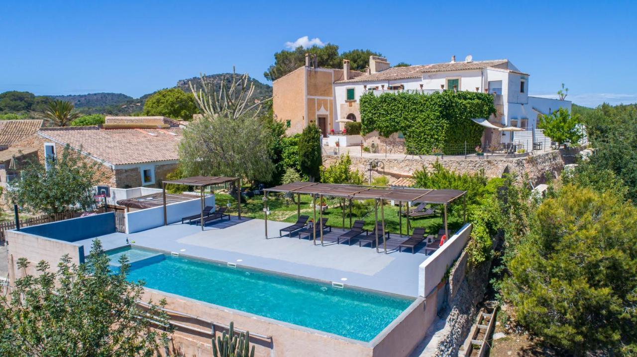 Finca Agroturismo Es Pujol Santanyi Luaran gambar