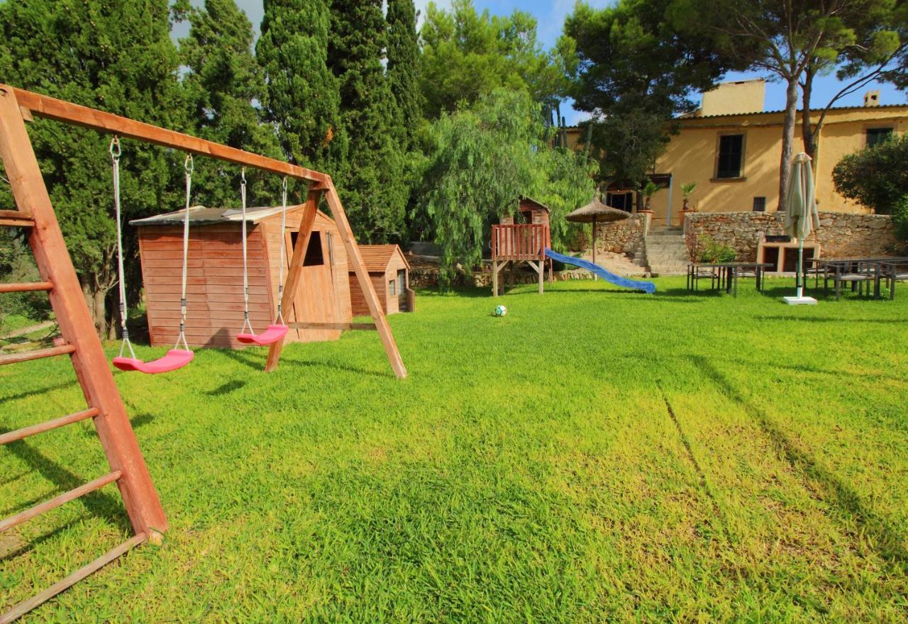 Finca Agroturismo Es Pujol Santanyi Luaran gambar